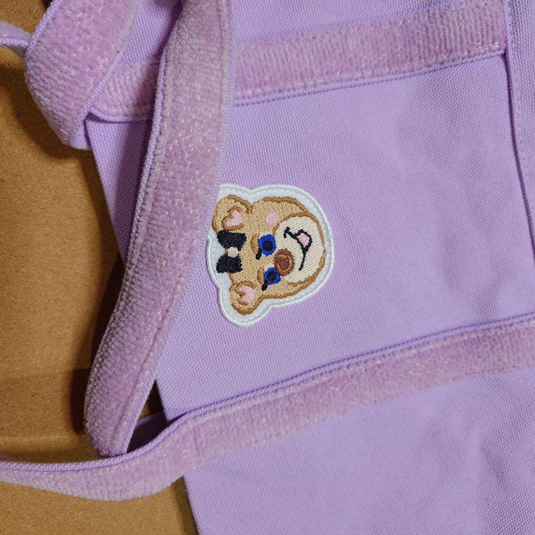 オールドテディガール ワッペントートバッグ 小 ペールパープル フェイラー