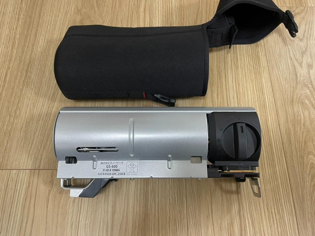「未使用」希少専用ケース付スノーピーク アウトドアGS-600 カセットコンロ
