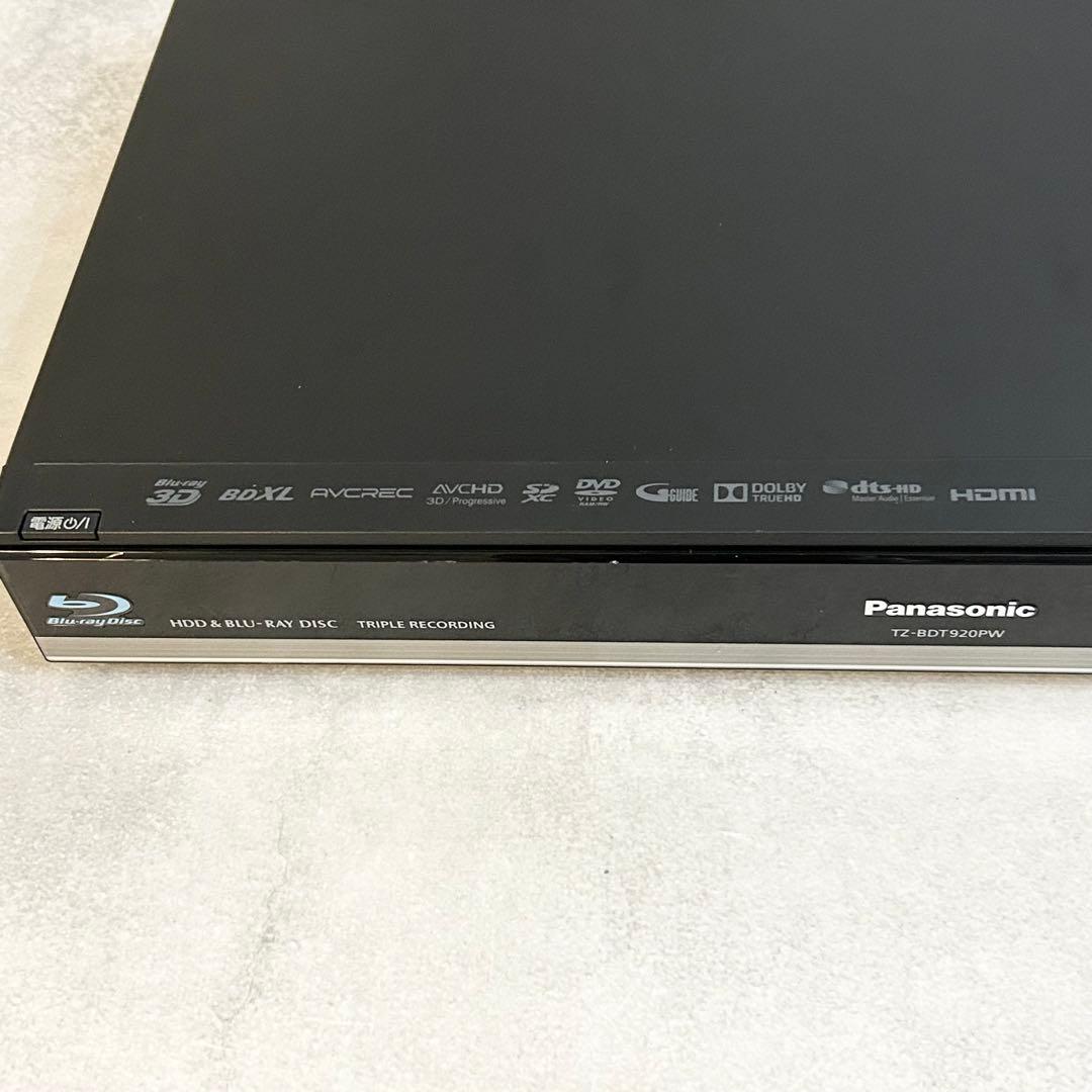 Panasonic ブルーレイレコーダー 1TB TZ-BDT920PW