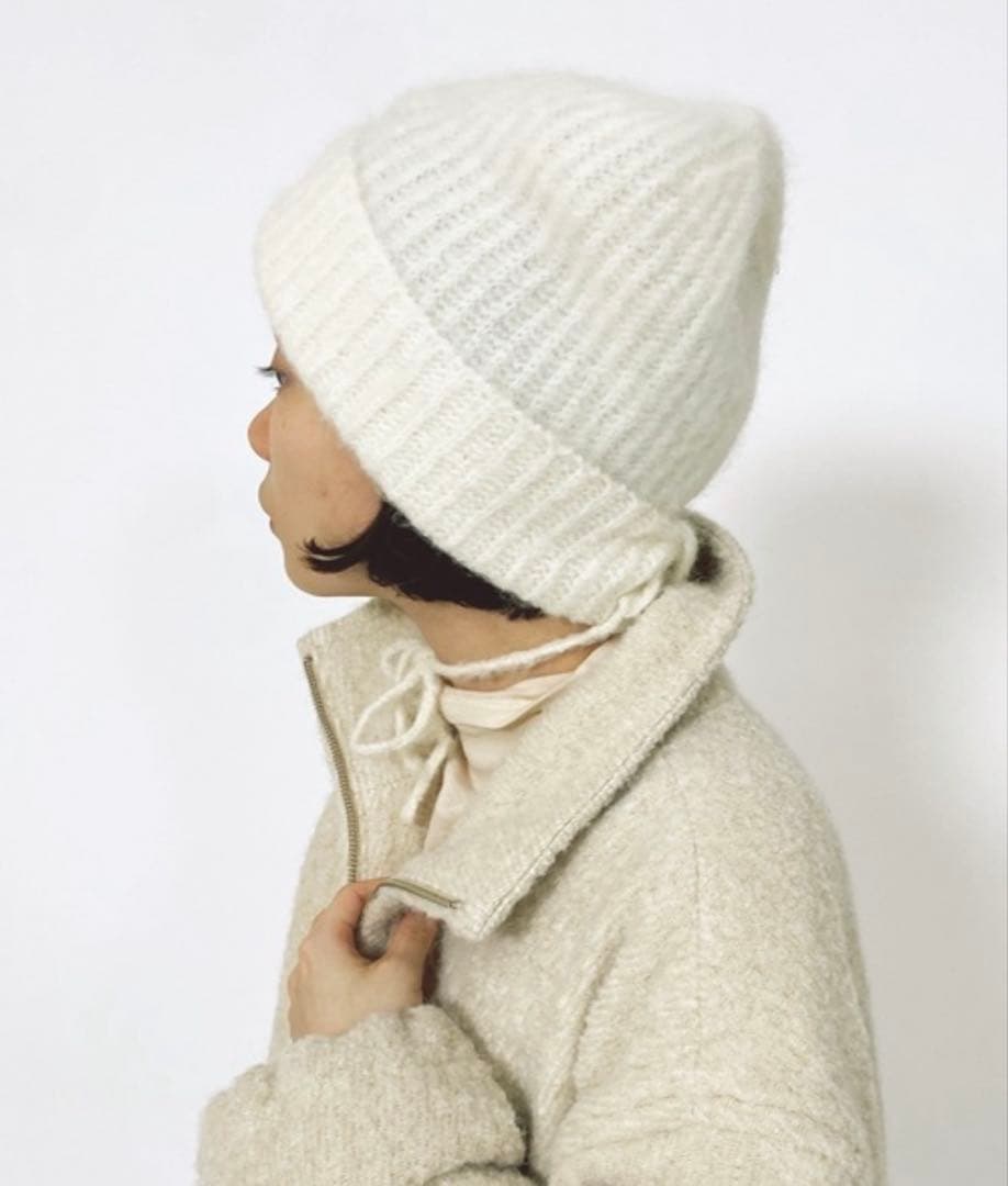EDIT. FOR LULU アルパカMIXニットキャップ