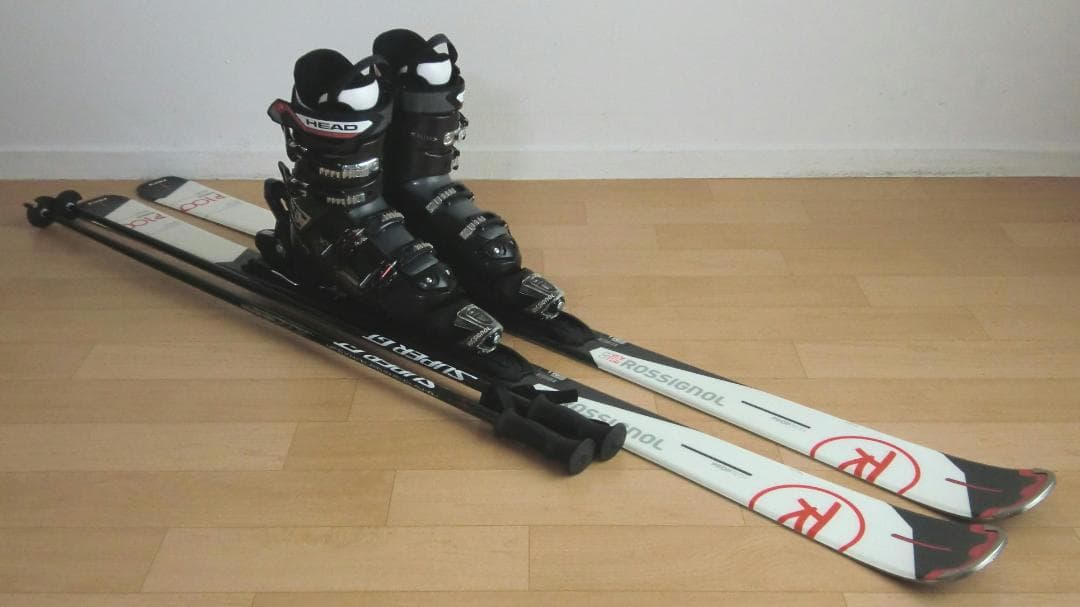 ■■送料無料■ロシニョール■メンズスキー4点セット■170/28-28.5■■