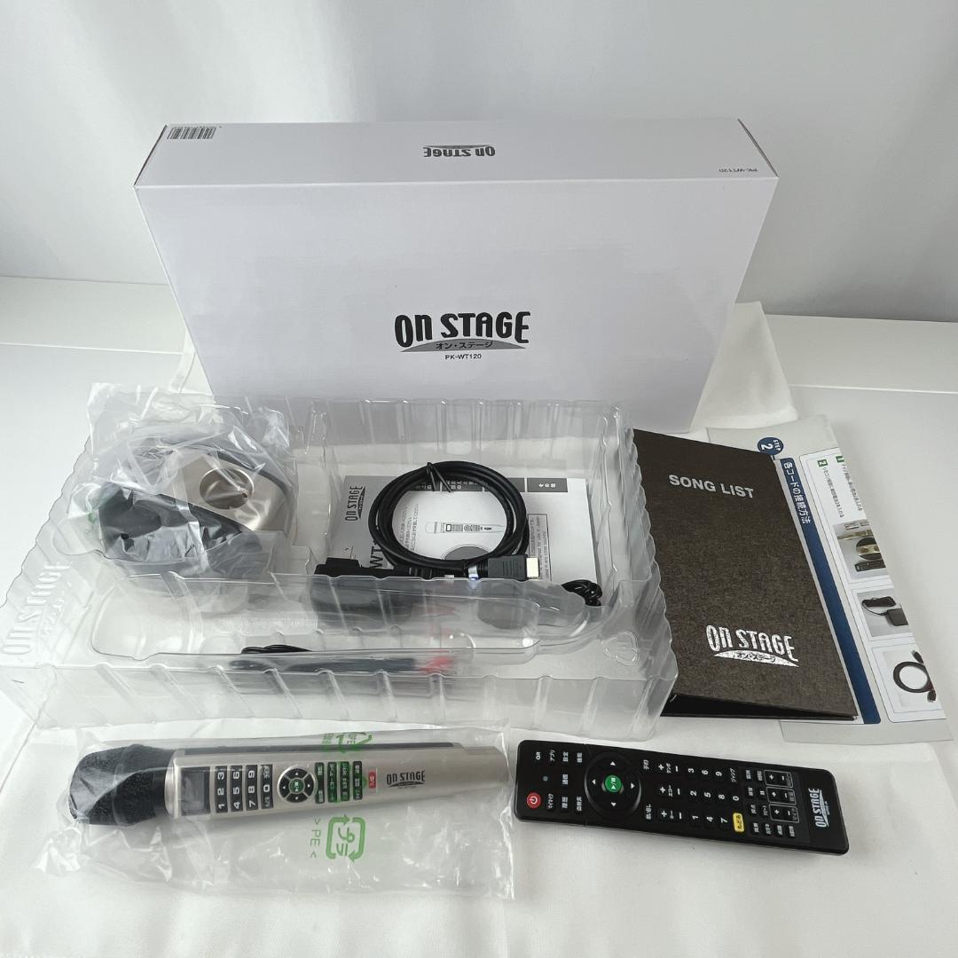 極美品☘️　オンステージ　パーソナルカラオケ　1250曲収録　PK-WT120