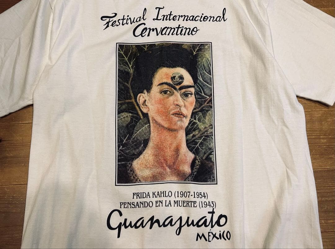 Tシャツ 古着 90s Frida Kahlo フリーダ・カーロ 偉人 アート
