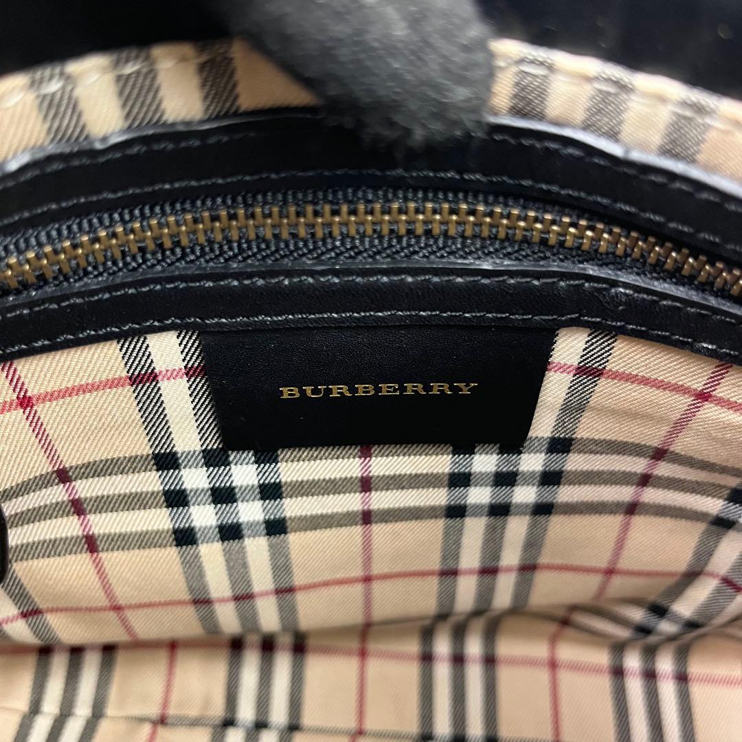 美品✨ Burberry バーバリー ショルダーバッグ ノバチェック レザー