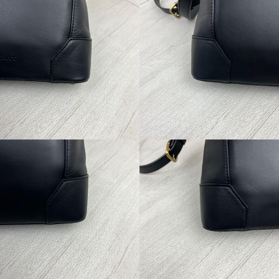 美品✨ Burberry バーバリー ショルダーバッグ ノバチェック レザー