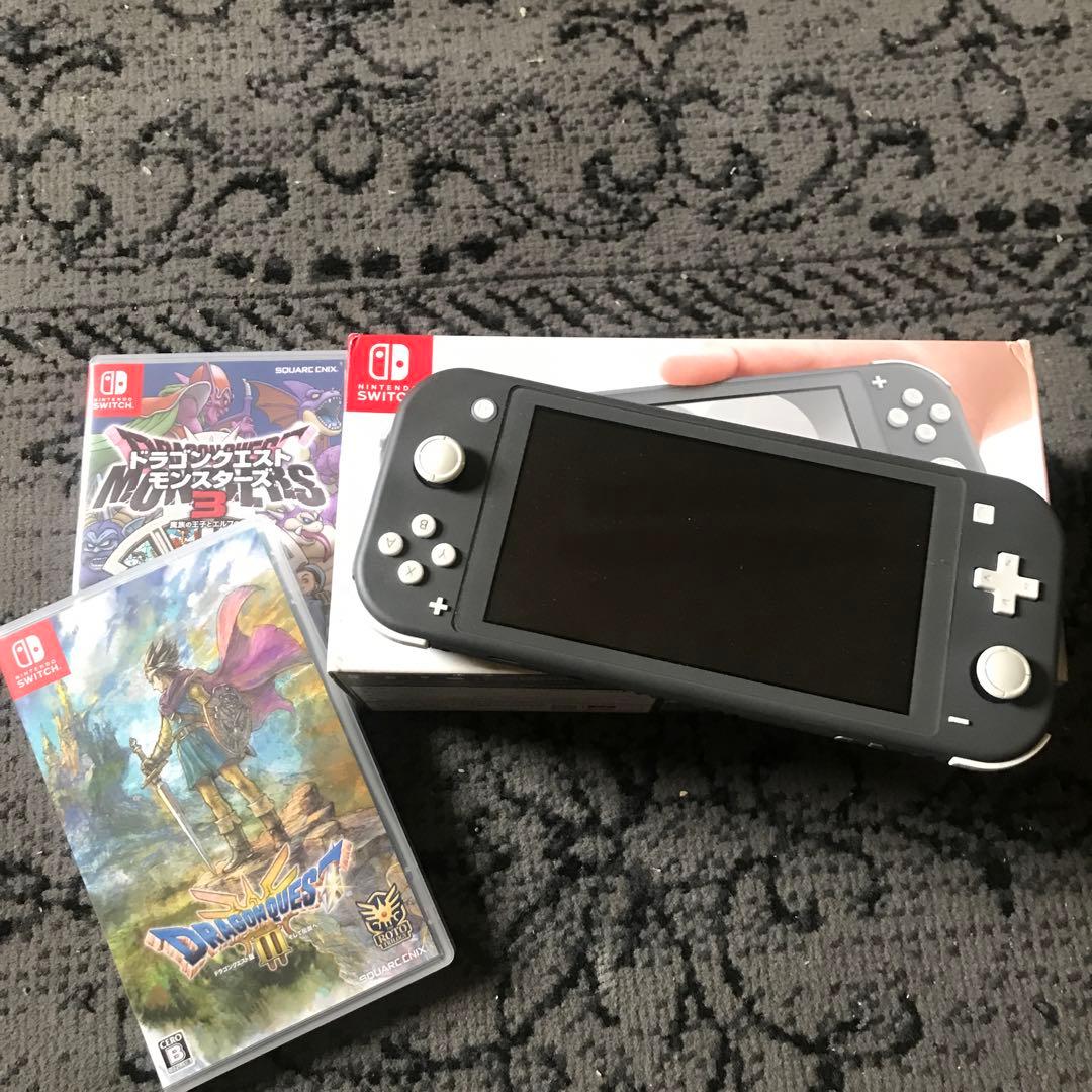 Switchライトドラクエソフト付き22日まで値下げ