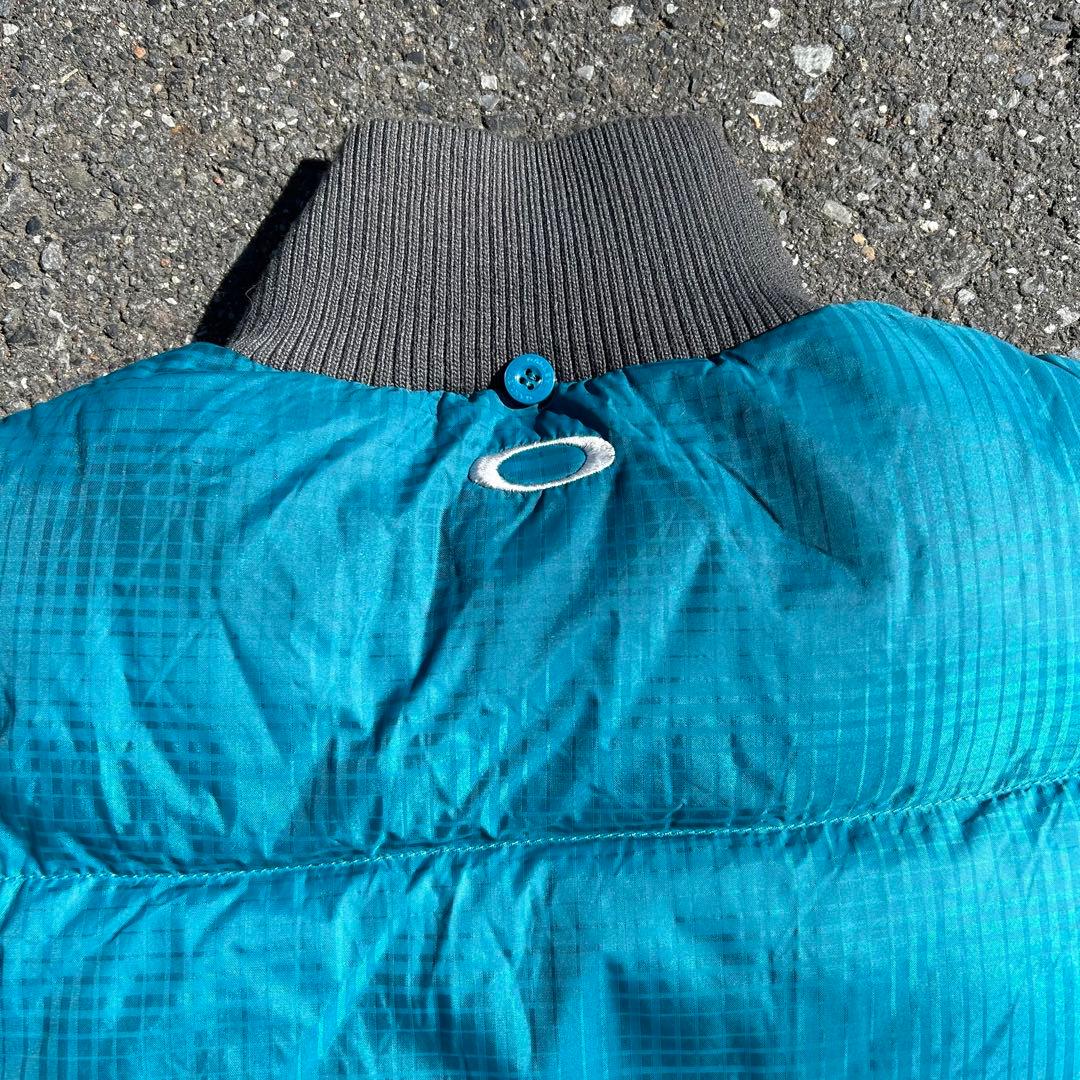 ジャケット・アウター OAKLEY reversible nylon down vest y2k