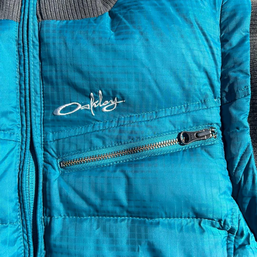 ジャケット・アウター OAKLEY reversible nylon down vest y2k
