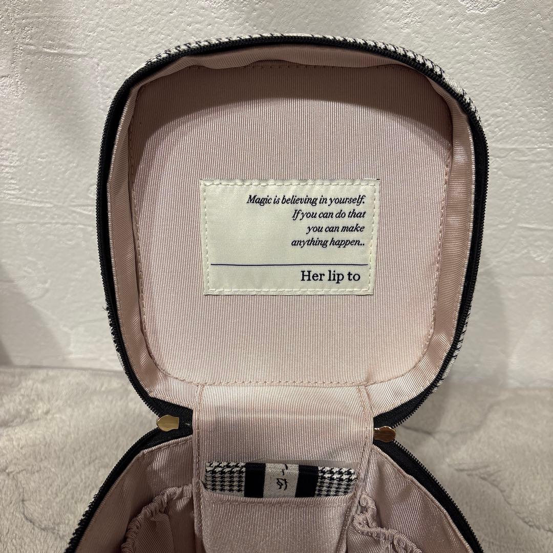 バッグ Herlipto HLT Jacquard Vanity Bag silver