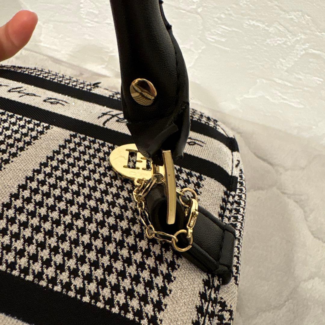 バッグ Herlipto HLT Jacquard Vanity Bag silver