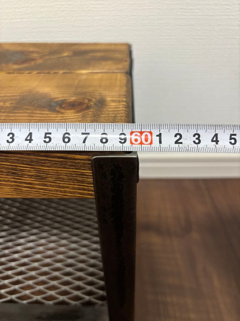 アイアンラック　インダストリアル　テレビ台　棚 中古品　ハンドメイド