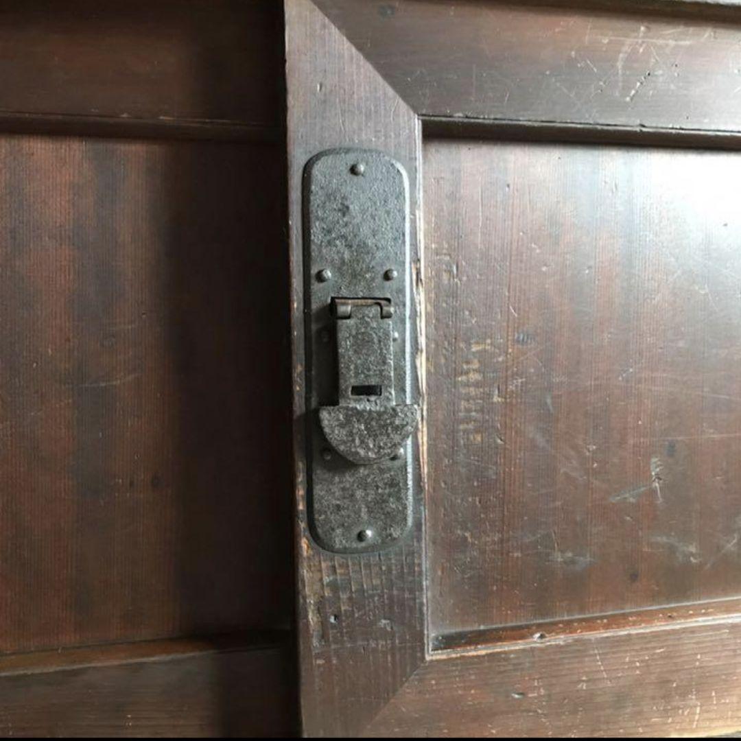 帳場箪笥 タンス 食器 棚 水屋 収納 アンティーク レトロ 古材 引き出し