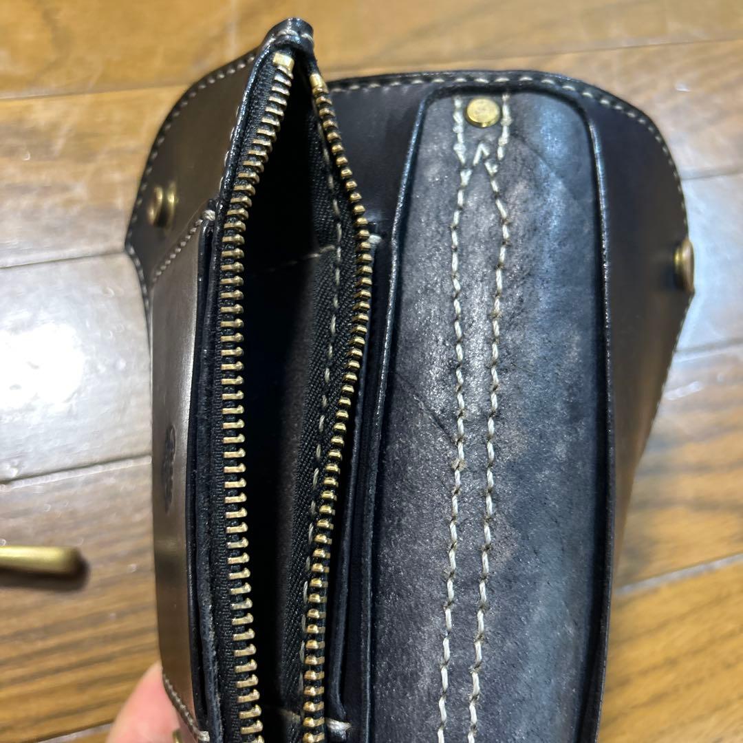 アトリエチェリー　ロングウォレット　ウォレットロープ　キーホルダー　セット　中古