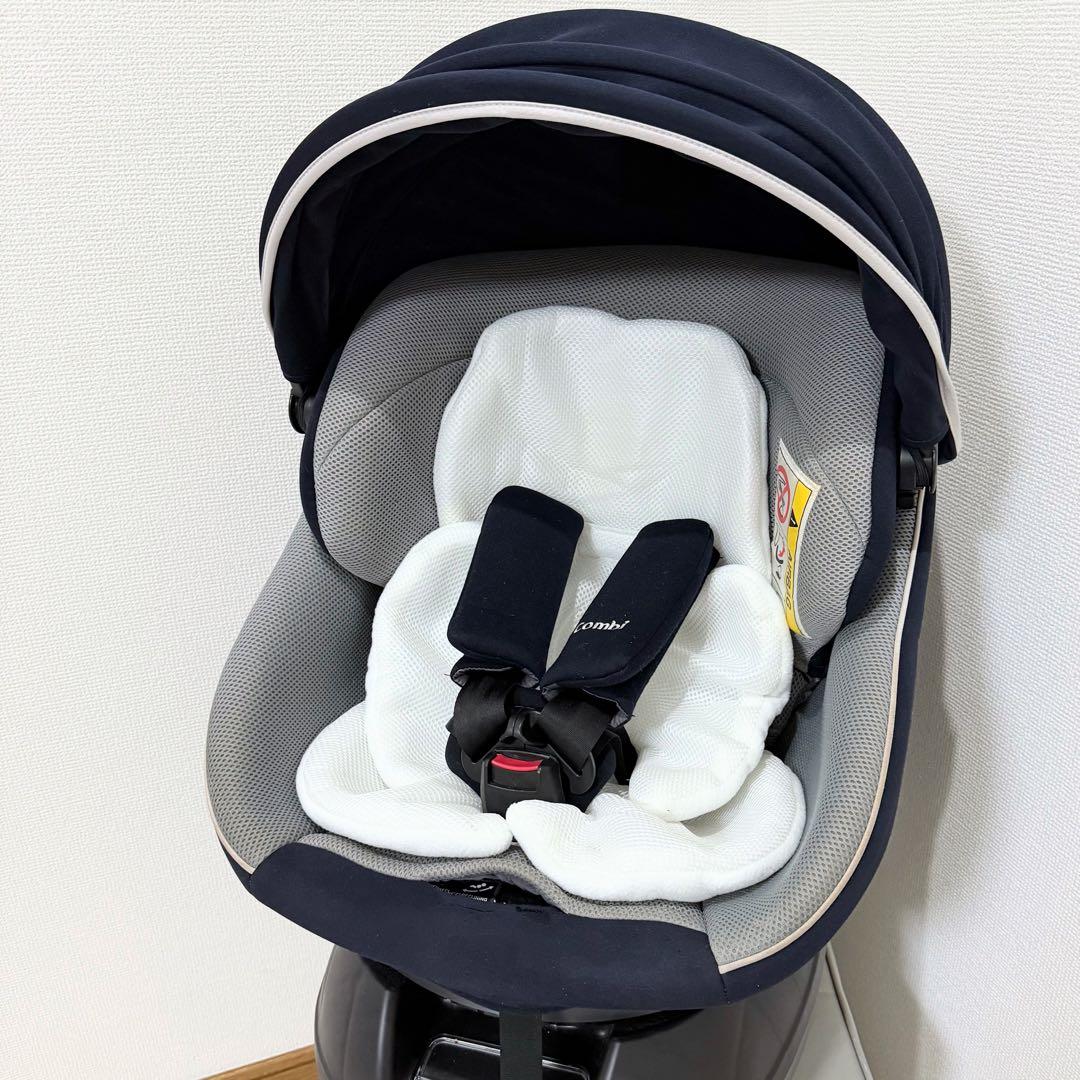【美品】Combi クルムーヴスマートISOFIX JN-570 新生児OK