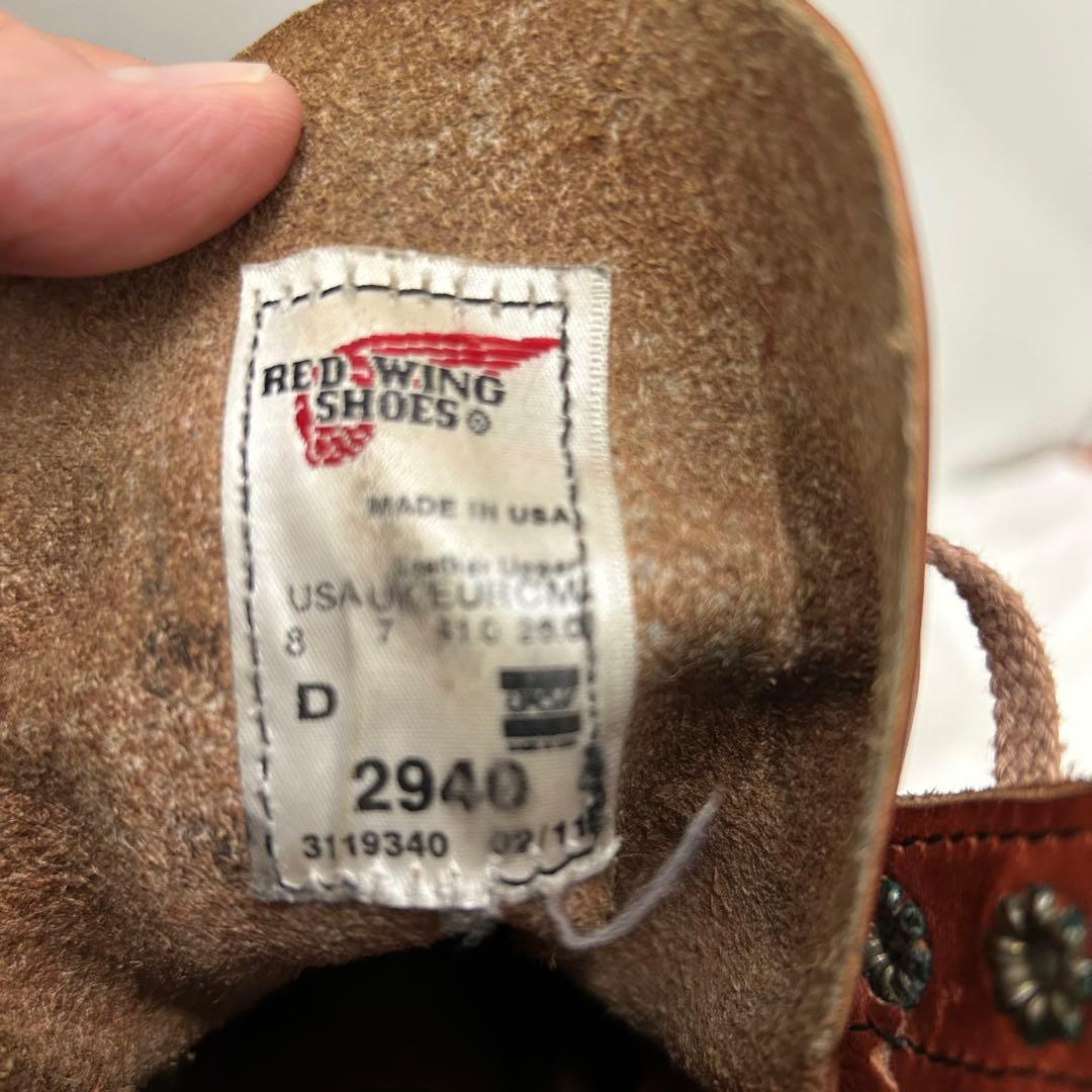 【廃盤 】レッドウイング 2940 サイズ:8D REDWING