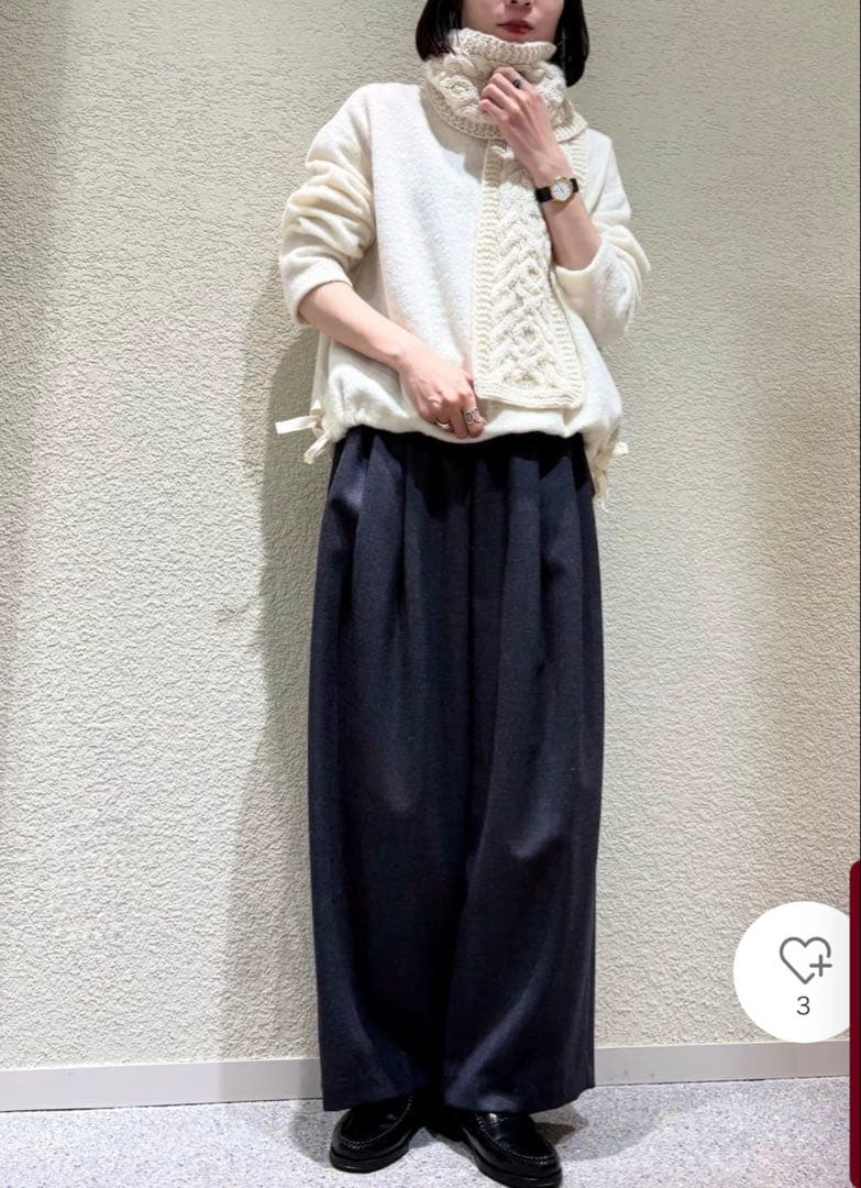 かぐれ　今季　新品　ペルーアランマフラー　防寒　冬　2025秋冬