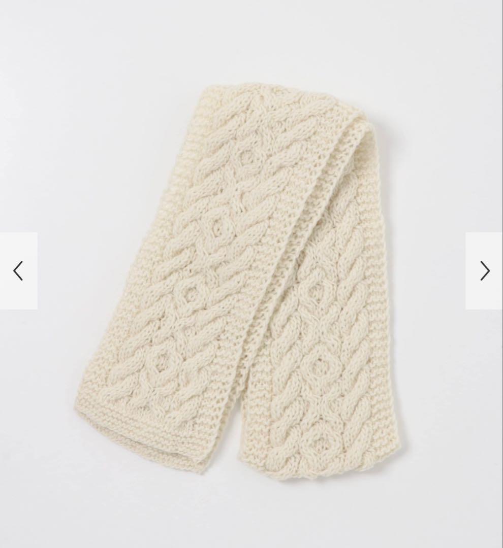 かぐれ　今季　新品　ペルーアランマフラー　防寒　冬　2025秋冬