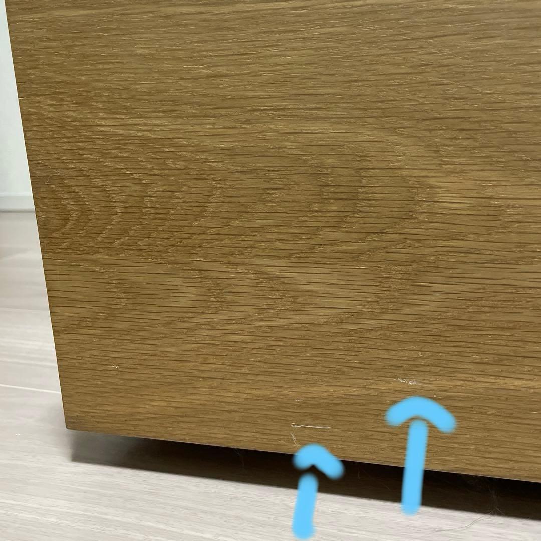 無印良品 ベッド下収納・大・オーク材・高さ25cmタイプ フタ付①