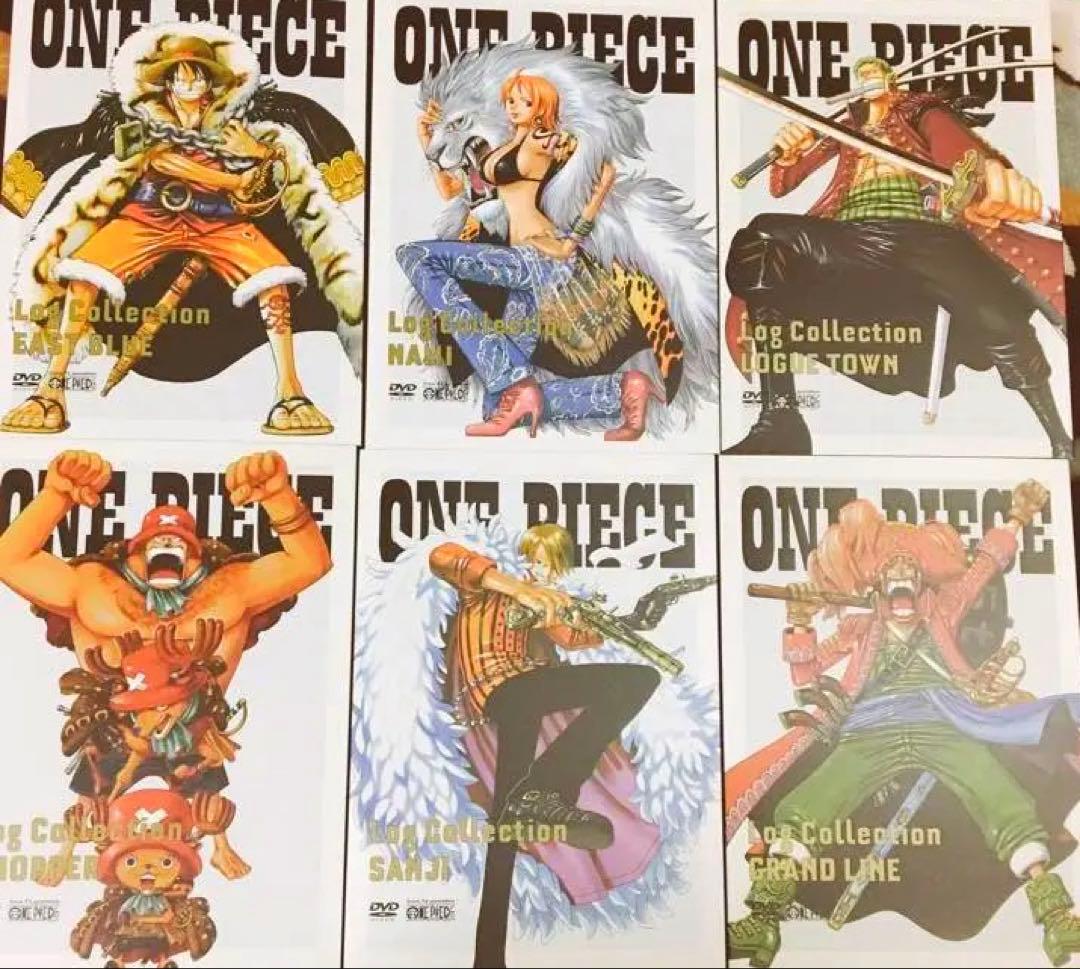 ワンピース　ONE PIECE ログコレクション アニメ DVD 6本セット
