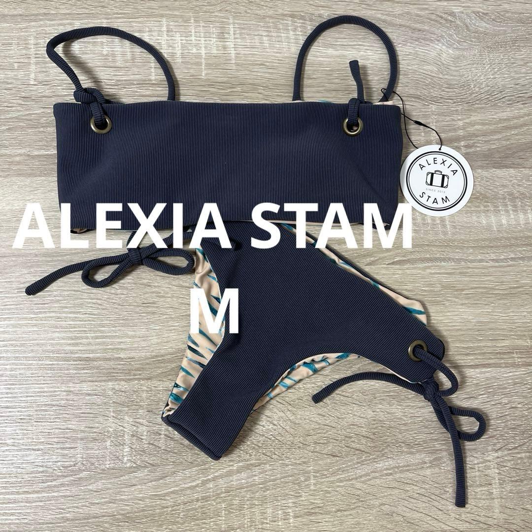 ALEXIA STAM ビキニ セット 上下 チャコール M