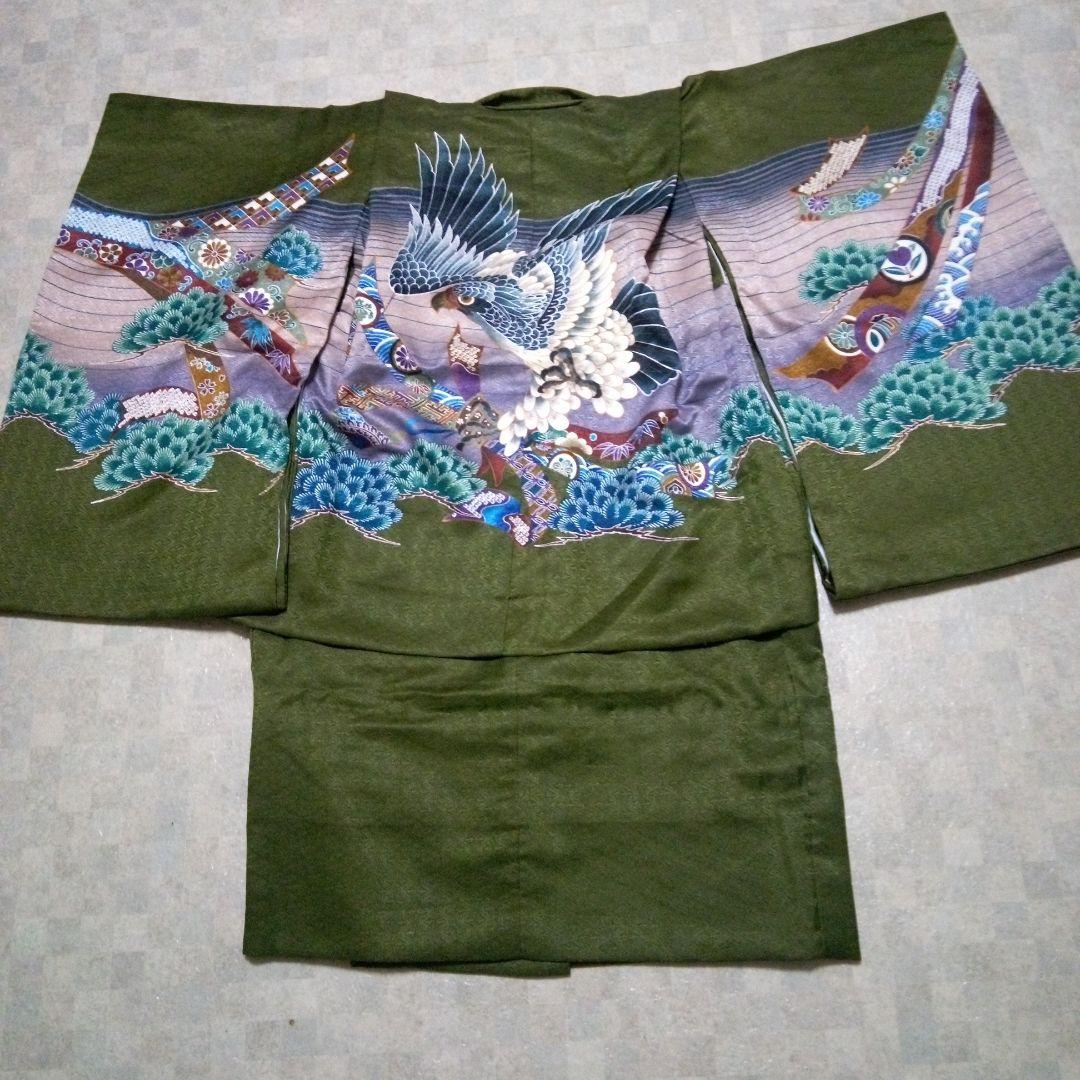 美品【七五三5歳男の子】羽織袴セット『小物付き』