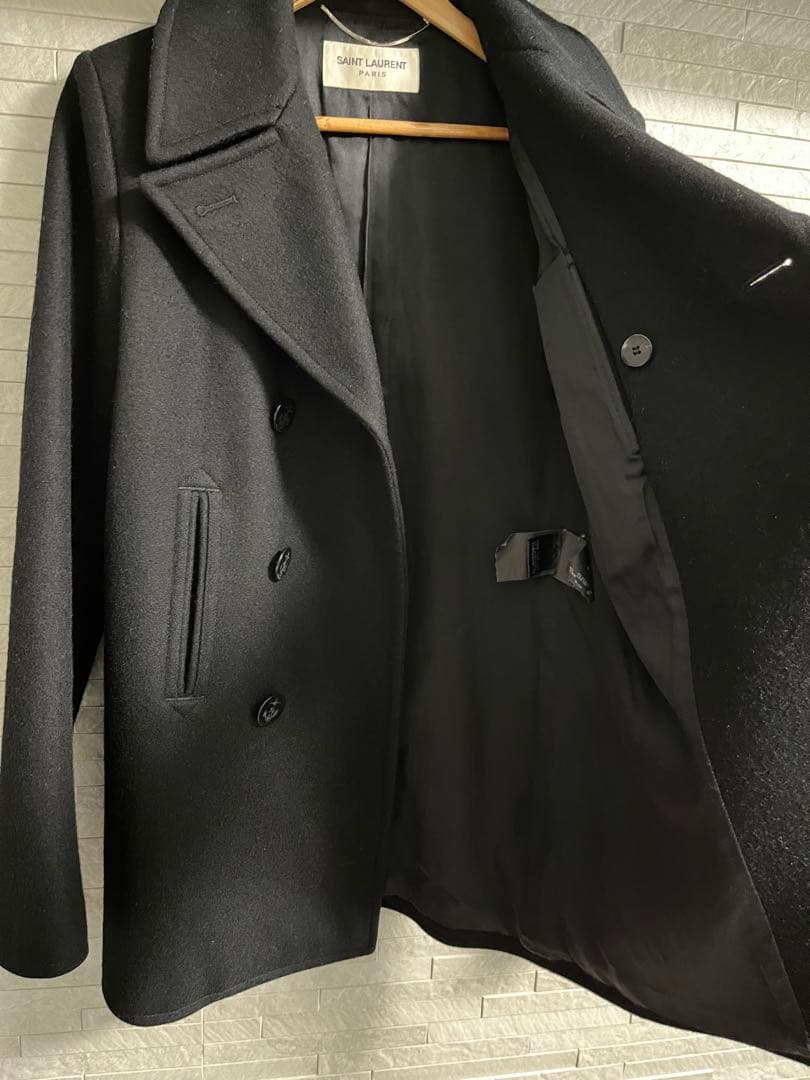 Saint Laurent 14awクラシックキャビン チューブコート 44
