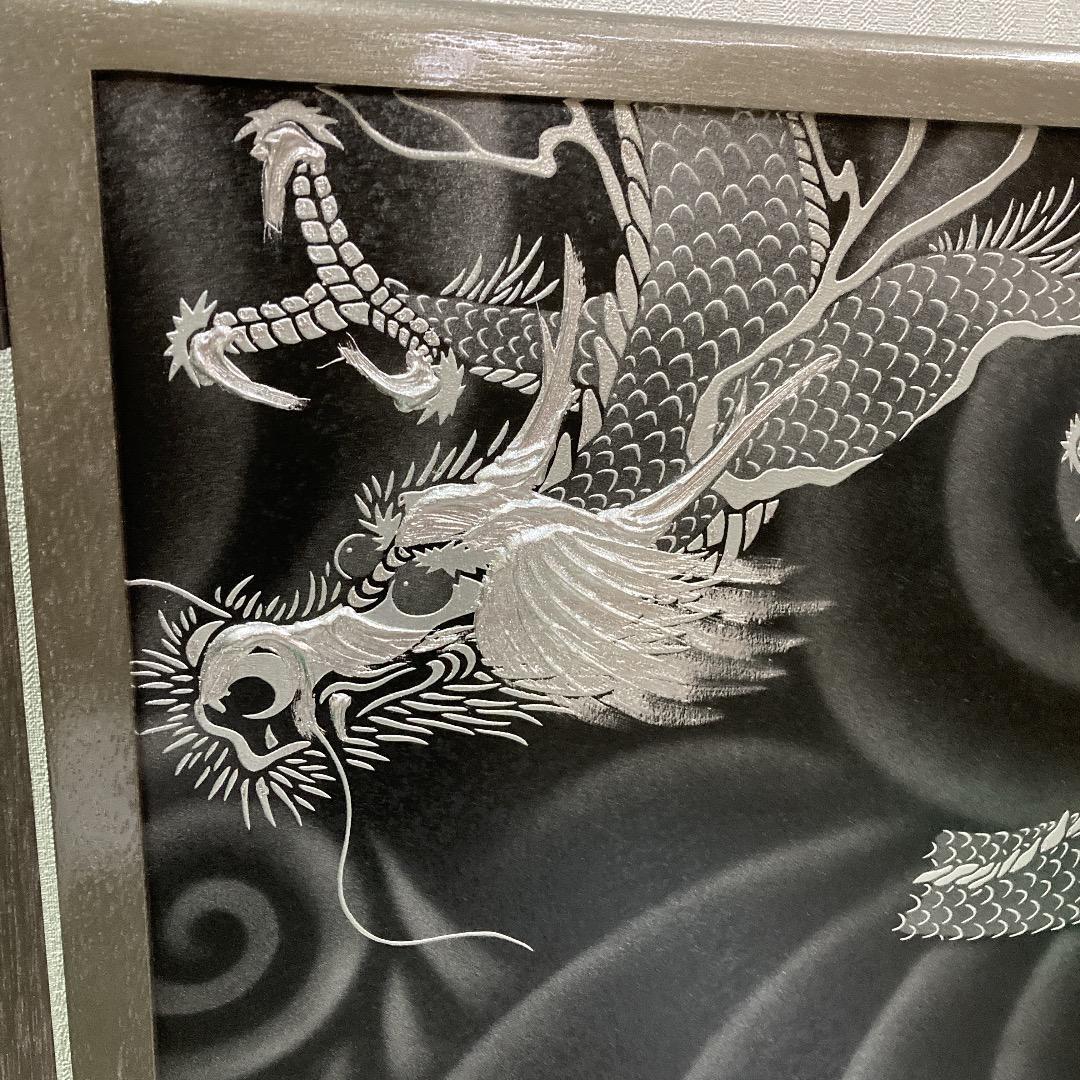 E2 高級桐　銀塗り台巾60㎝位　五月人形台屏風　5月兜台　5月屏風　鎧兜飾り