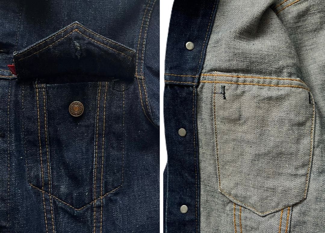 濃紺 70s リーバイス BIGE 70505 デニムジャケット Gジャン 38