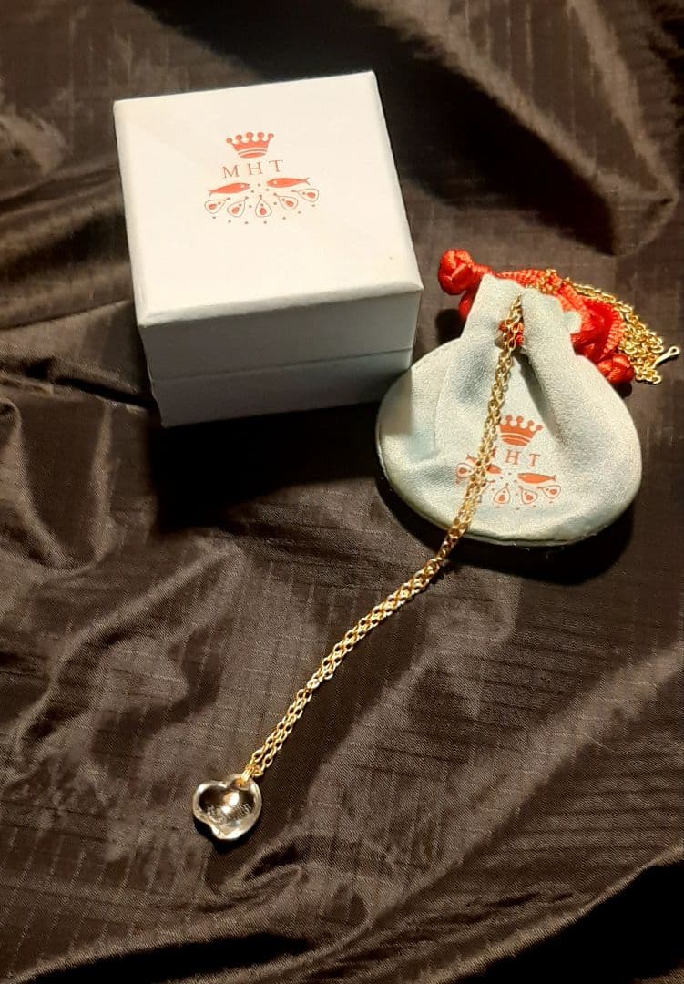 マリーエレーヌドゥタイヤック グリーンクオーツ ハートチャーム