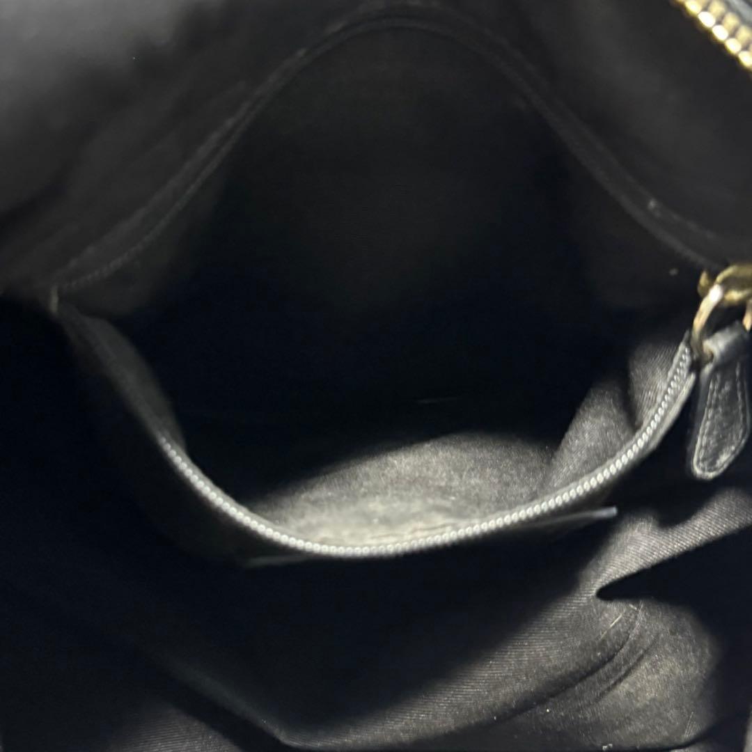 美品✨️コーチ 2way ショルダーバッグ ミニボストン ターンロック レザー 黒