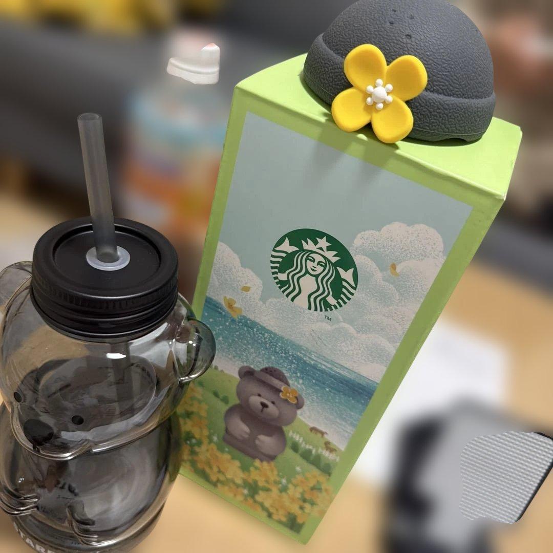 スターバックス ベアリスタ ガラスドリンクジャー