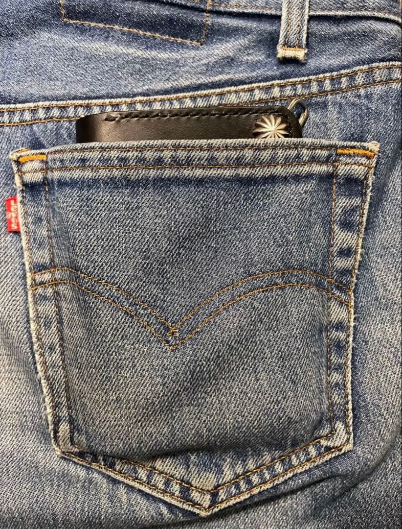 ミドルトラッカーウォレット　ブルガロ　シルバー925アポロコンチョ