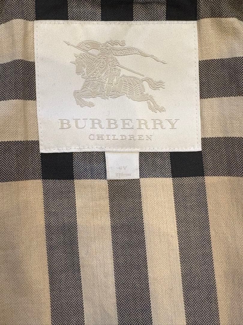 BURBERRY ウールコート ネイビー　6Y