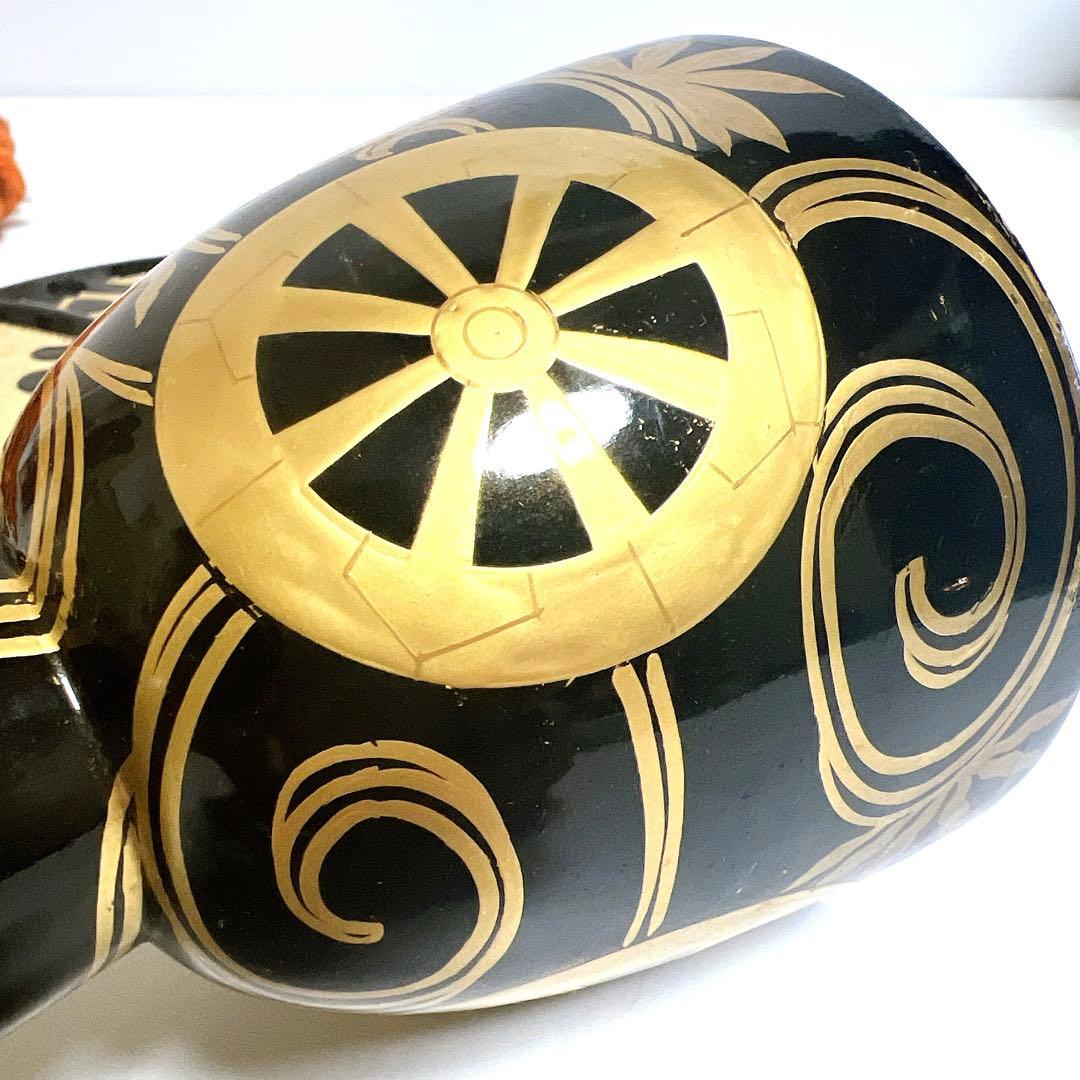 【希少】鼓　蒔絵　小鼓　胴　和楽器　漆塗り　伝統芸能　能 歌舞伎　竹雀　金彩