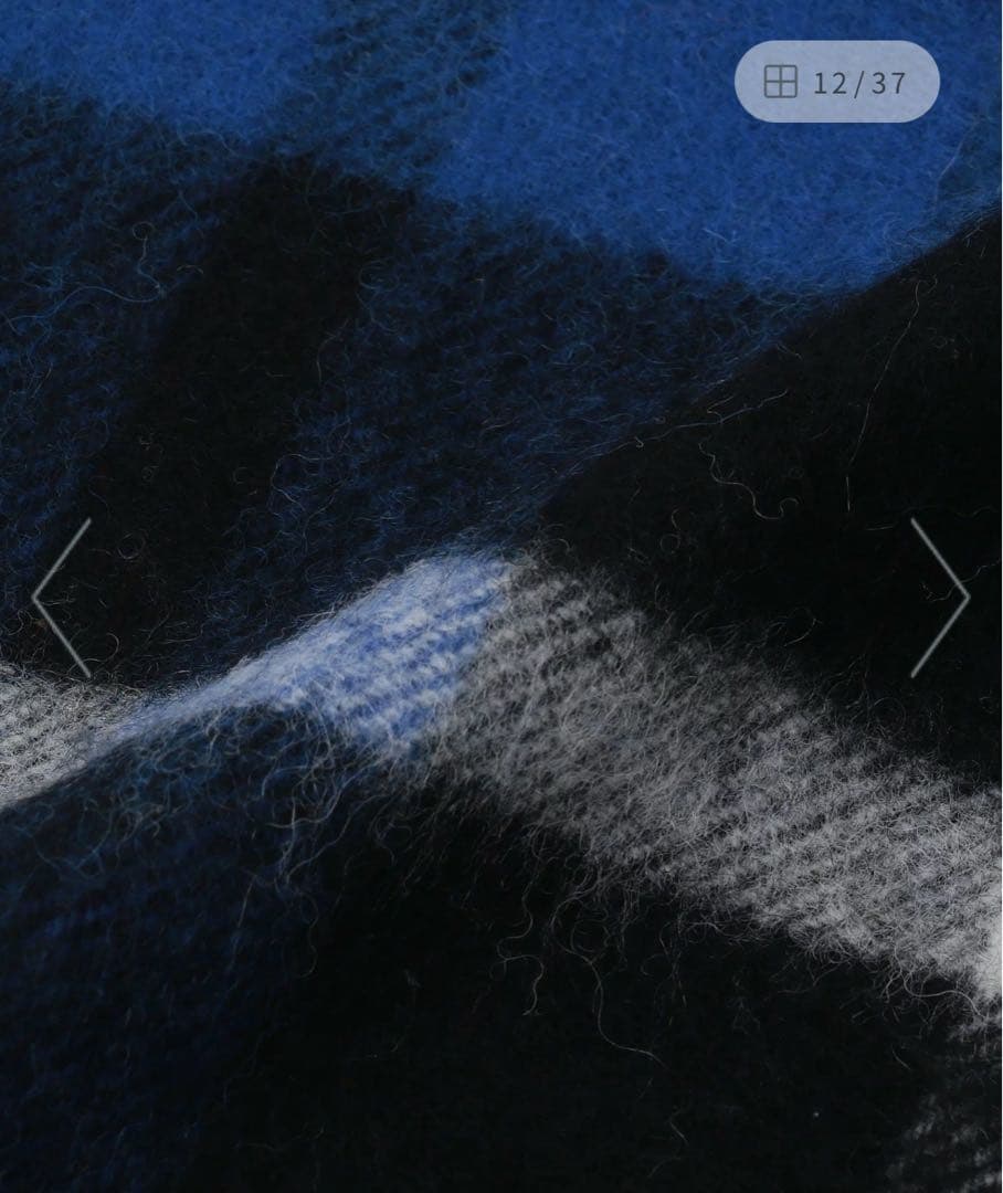 TWEEDMILLツイードミル チェック　ストール　ブルー