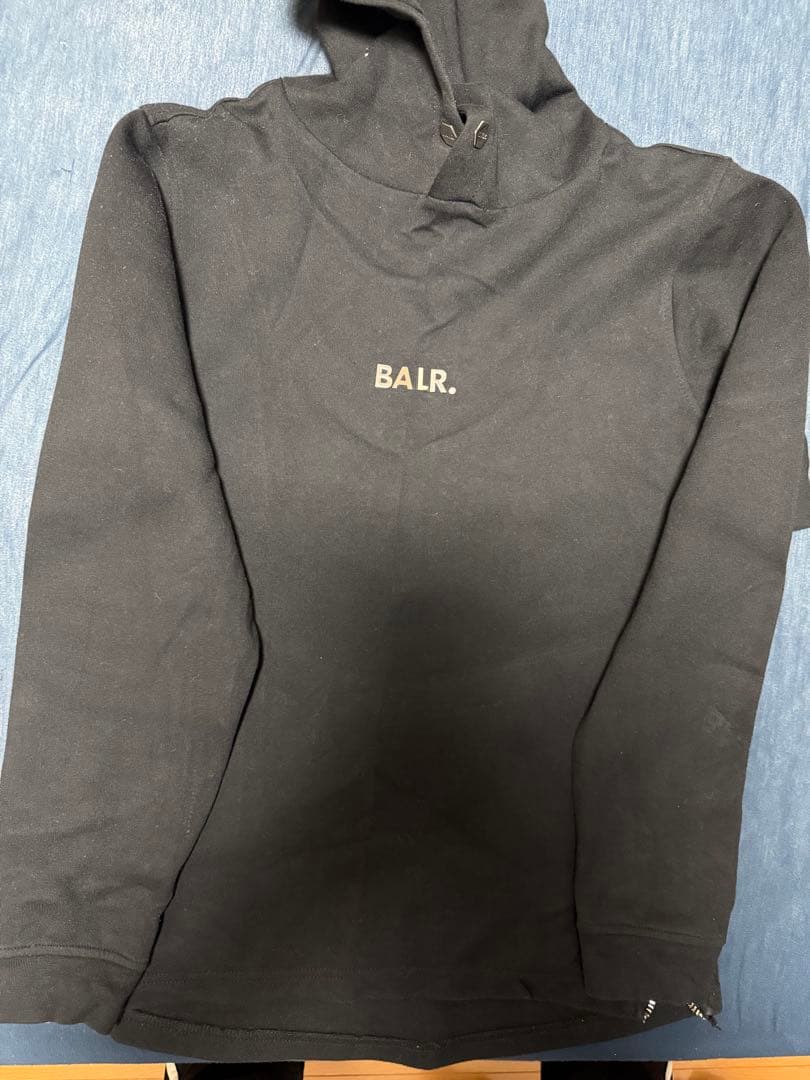BALR. ブラック フード付きジャケット & ジャージパンツ セット