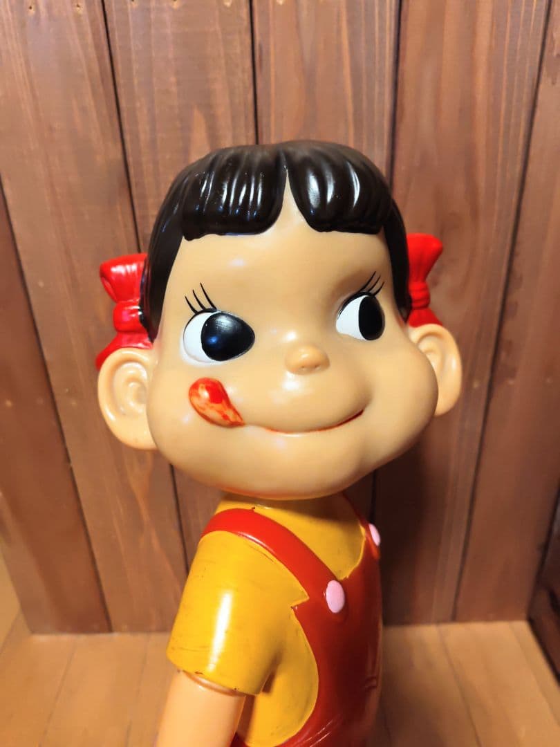 不二家　FUJIYA ペコちゃん人形 1970年代 激レアフィギュア 約46cm