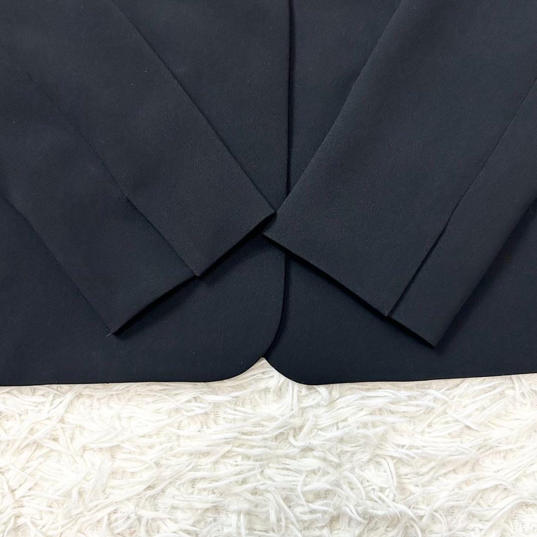 未使用✨PLST プラステ トリアセブレンドカラーレスジャケット 黒 M 25年