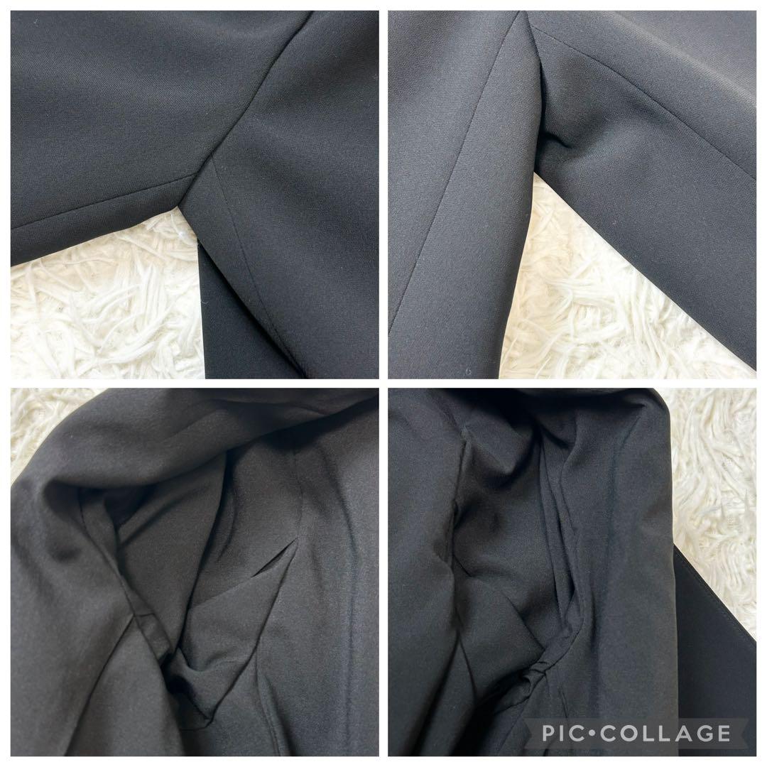 未使用✨PLST プラステ トリアセブレンドカラーレスジャケット 黒 M 25年