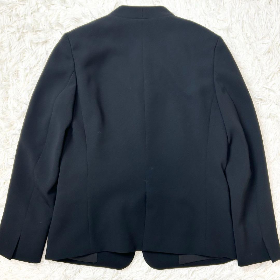 未使用✨PLST プラステ トリアセブレンドカラーレスジャケット 黒 M 25年