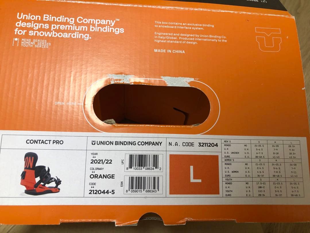 【新品】コンタクトプロ Lサイズ メンズ