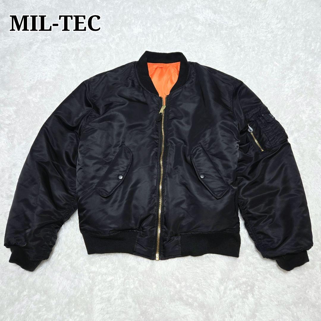 MIL-TEC ミルテック MA-1 フライトジャケット XL 中綿 オレンジ