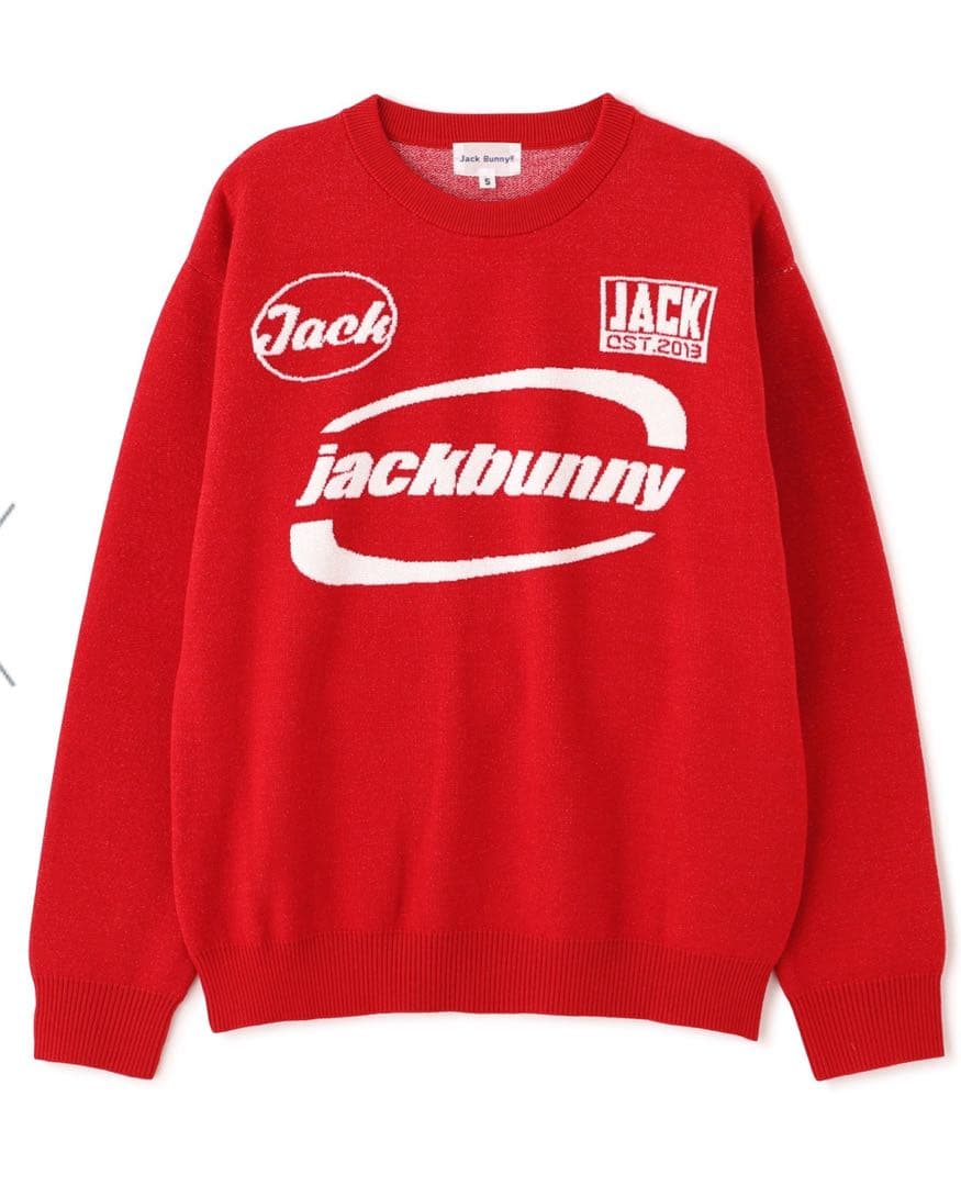 Jack Bunny 佐久間プロコラボカラー 12Gダブルジャガードクルーニット