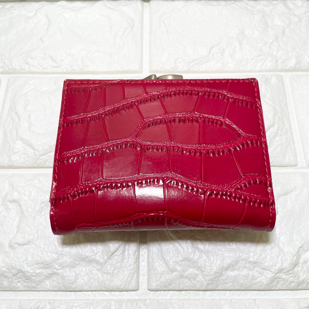 【新品・未使用】Vivienne Westwood 三つ折り財布 　レッド