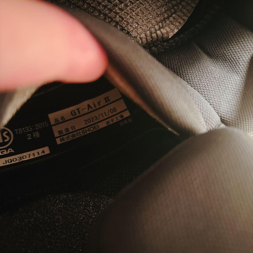 SHOEI ブラック フルフェイスヘルメットGT-Air2 Mサイズ