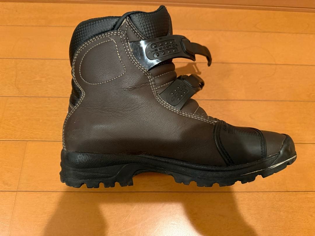 使用数回の美品 ガエルネ　GAERUNE バイクブーツ ブラウン　27.0㎝