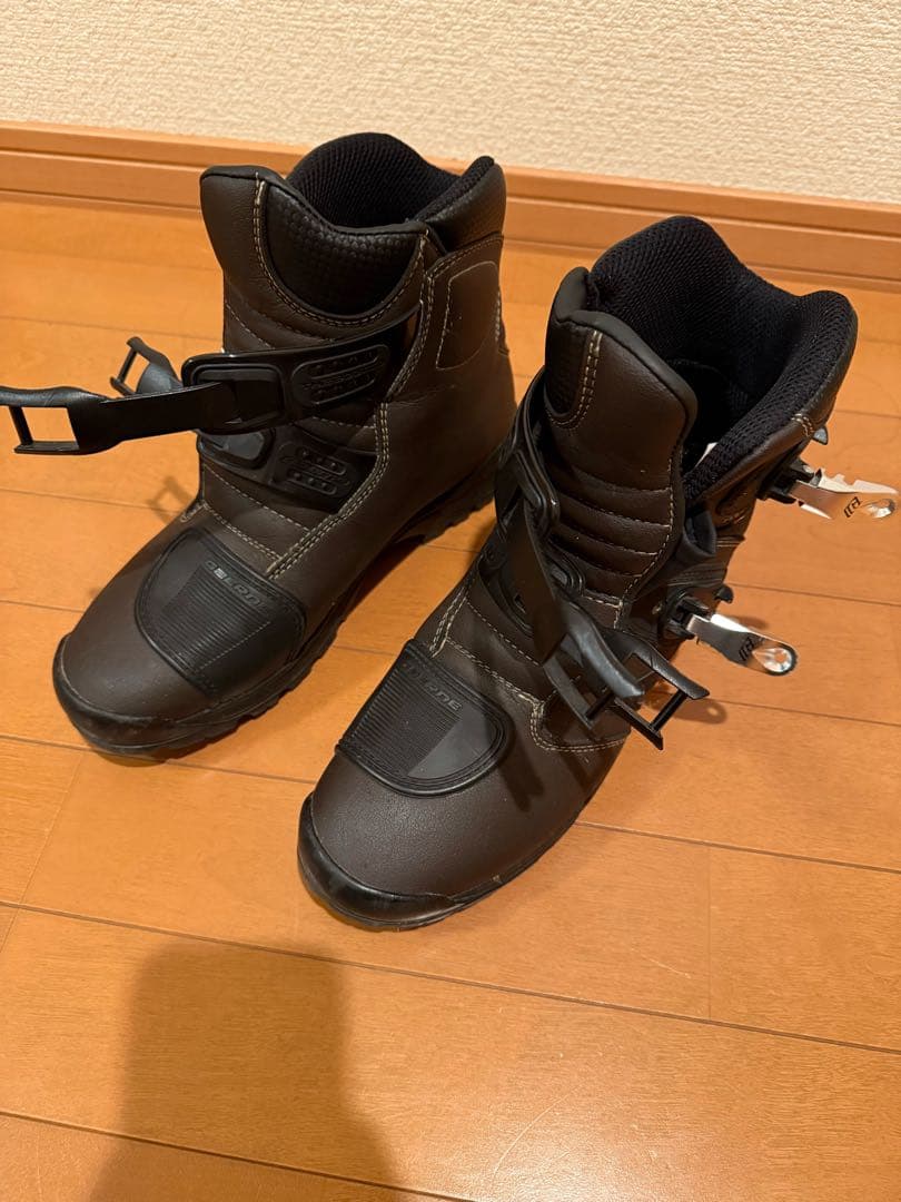 使用数回の美品 ガエルネ　GAERUNE バイクブーツ ブラウン　27.0㎝