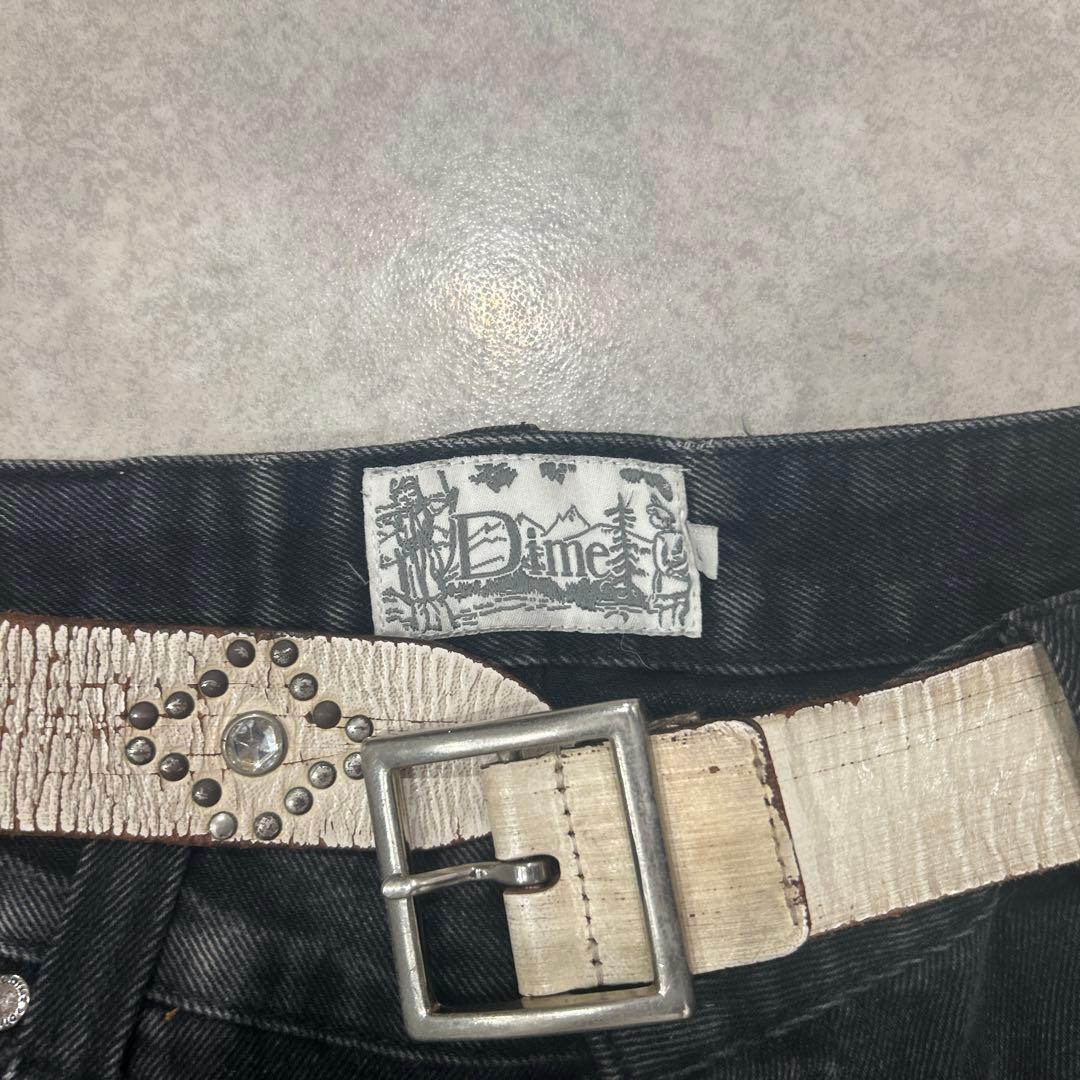 Dime ブラックパンツ ダメージあり