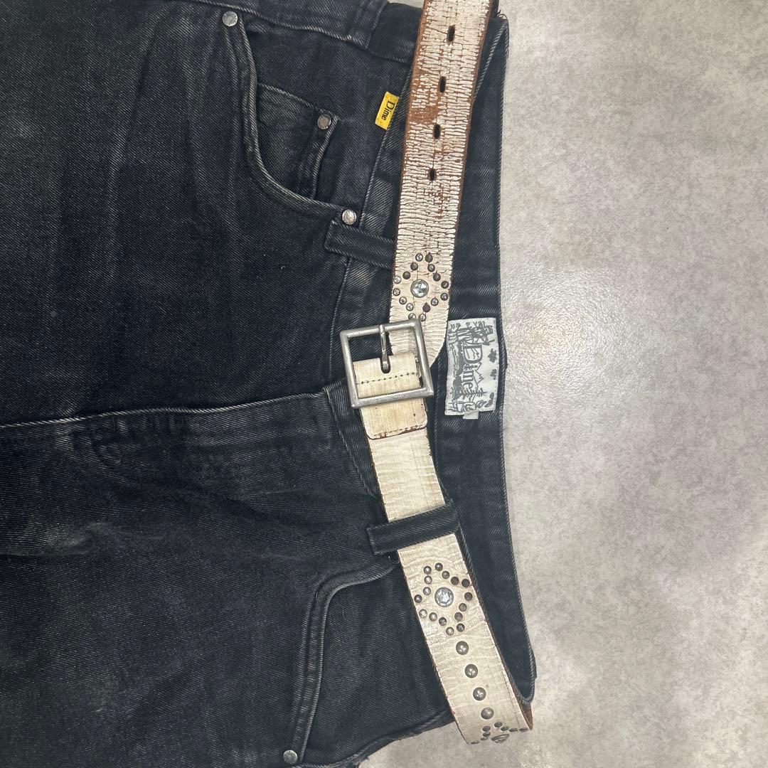 Dime ブラックパンツ ダメージあり