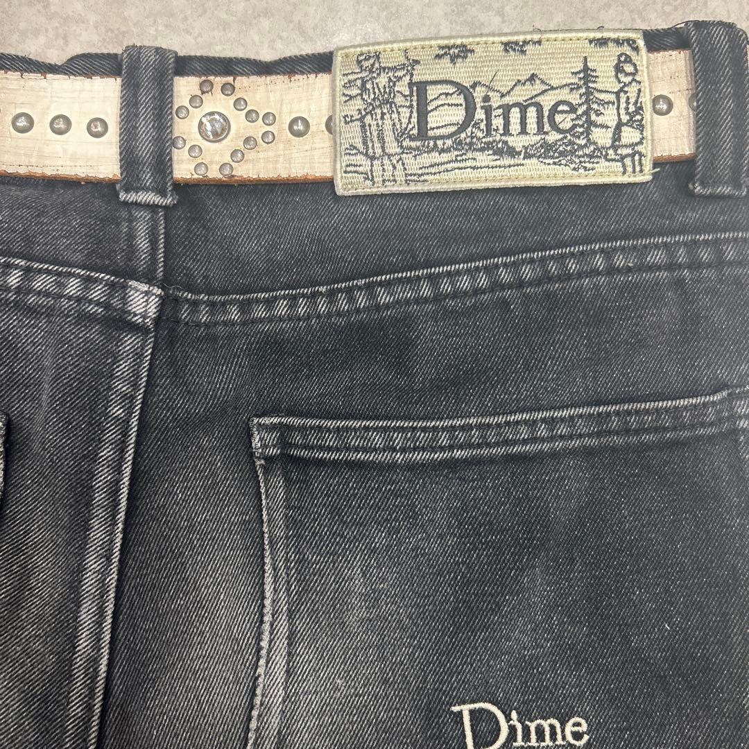 Dime ブラックパンツ ダメージあり